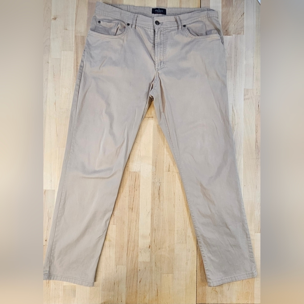 Hackett London Trinity Beige Tan Sports Pants Men Chino 38R